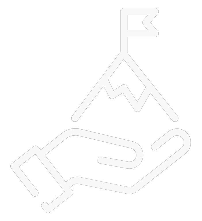 mountain with a flag emoji